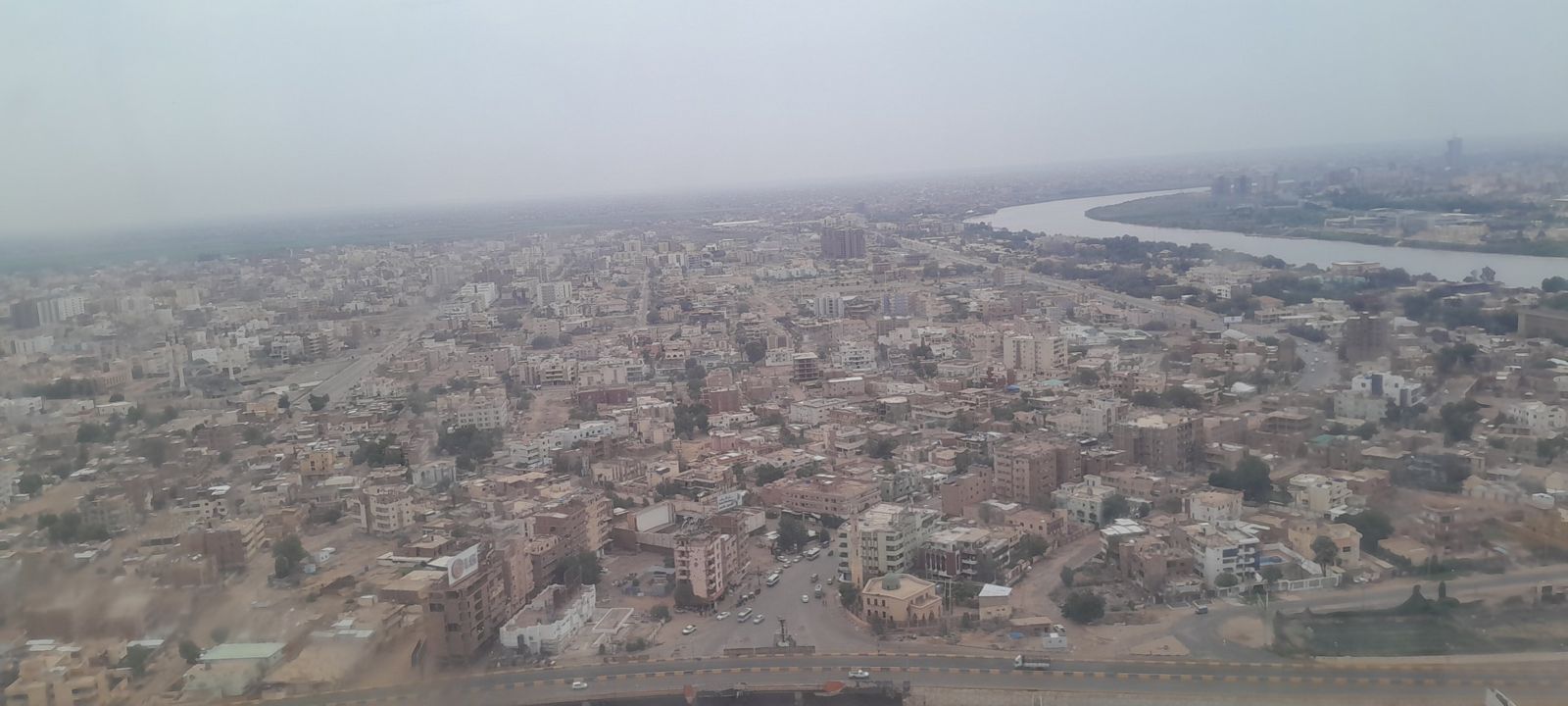 A city seen from the air, one of the labour markets covered by the archive
